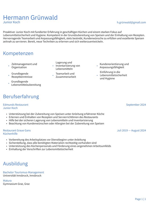 Berufseinstieg Koch Translation missing: de-AT.examples.cover_letter_example Berufseinstieg Koch Translation missing: de-AT.examples.cover_letter_example