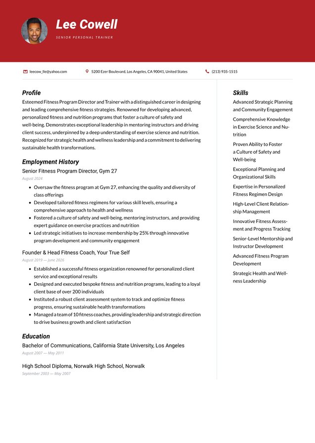 Senior-level Personal Trainer Translation missing: en.examples.cover_letter_example Senior-level Personal Trainer Translation missing: en.examples.cover_letter_example