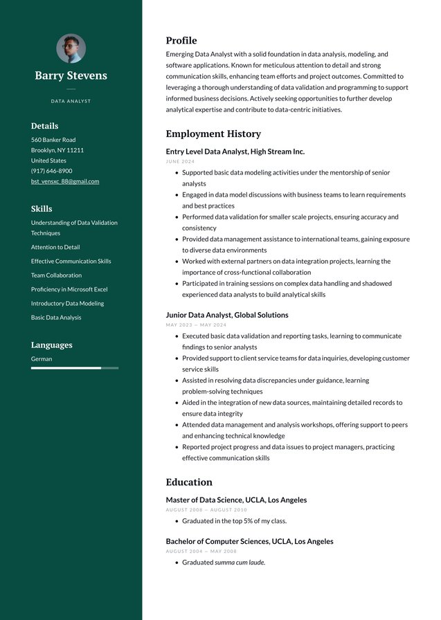 Entry-level Data Analyst  Translation missing: en.examples.cover_letter_example