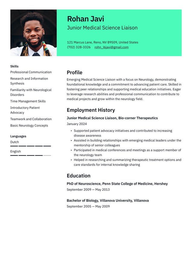 Entry-level Medical Science Liaison Translation missing: en.examples.cover_letter_example