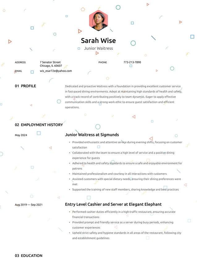 Entry-level Waitress Translation missing: en.examples.cover_letter_example