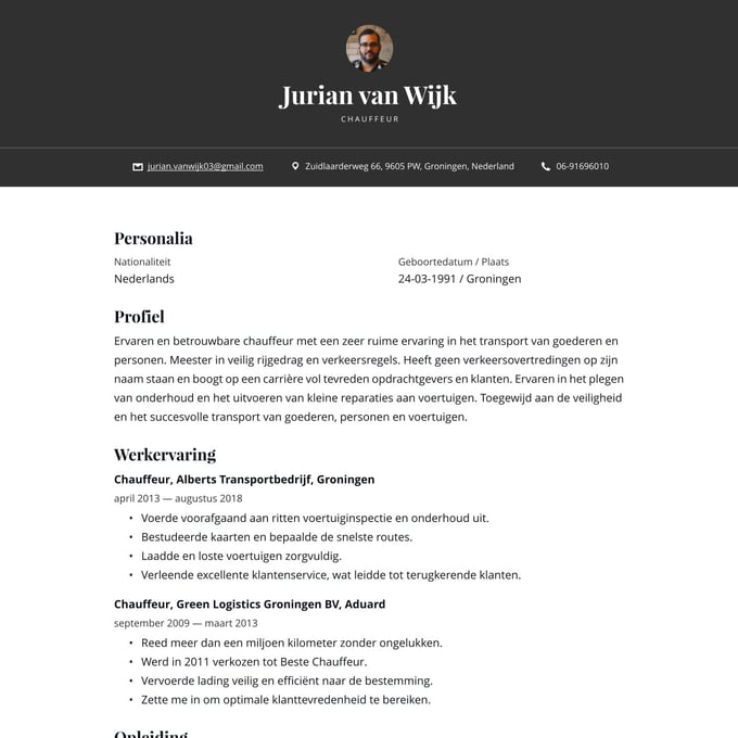 Rijbewijs Op Je Cv Vermelden Cvster Nl