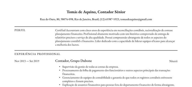 Criar meu currículo