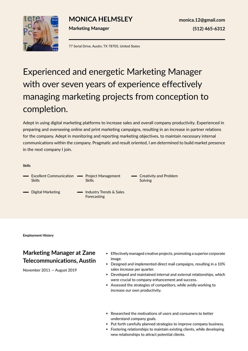 Free Resume Builder: Make & Download Easily · Resume.io