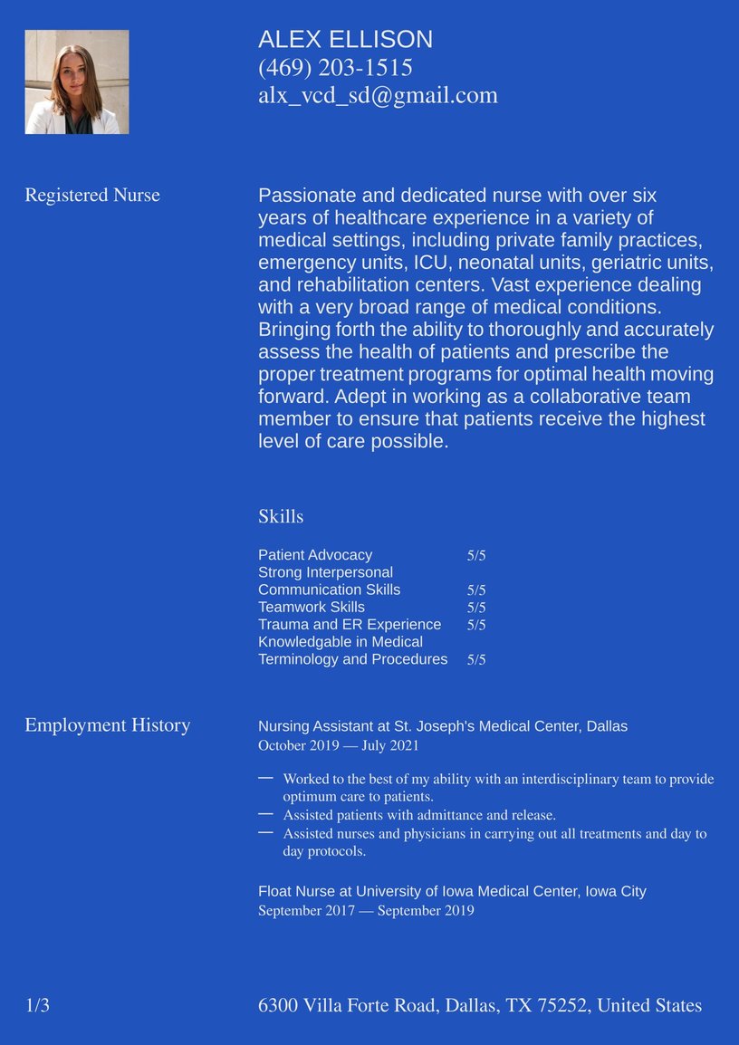 Free Resume Builder Make & Download Easily · Resume.io