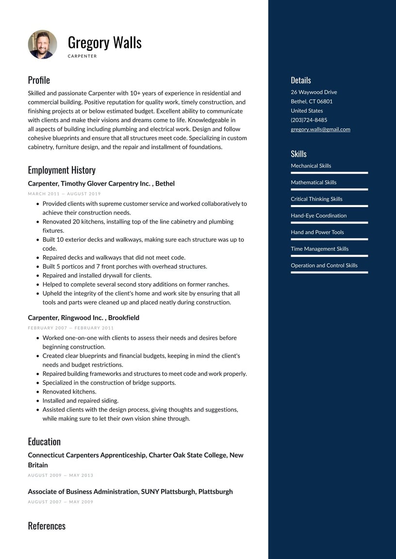 Free Resume Builder: Make & Download Easily · Resume.io