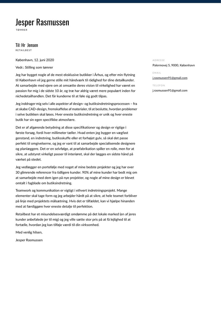 Sydney cover_letter template