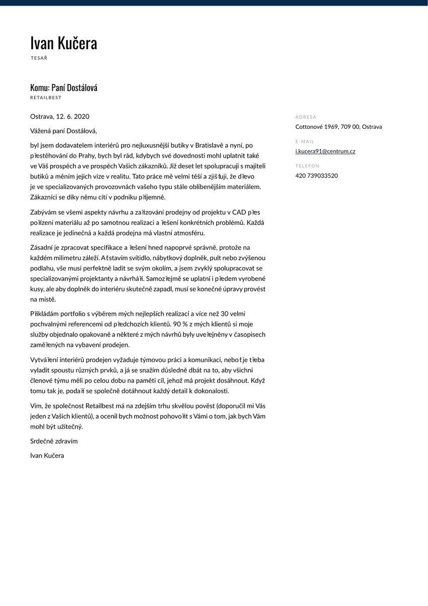 Sydney cover_letter template