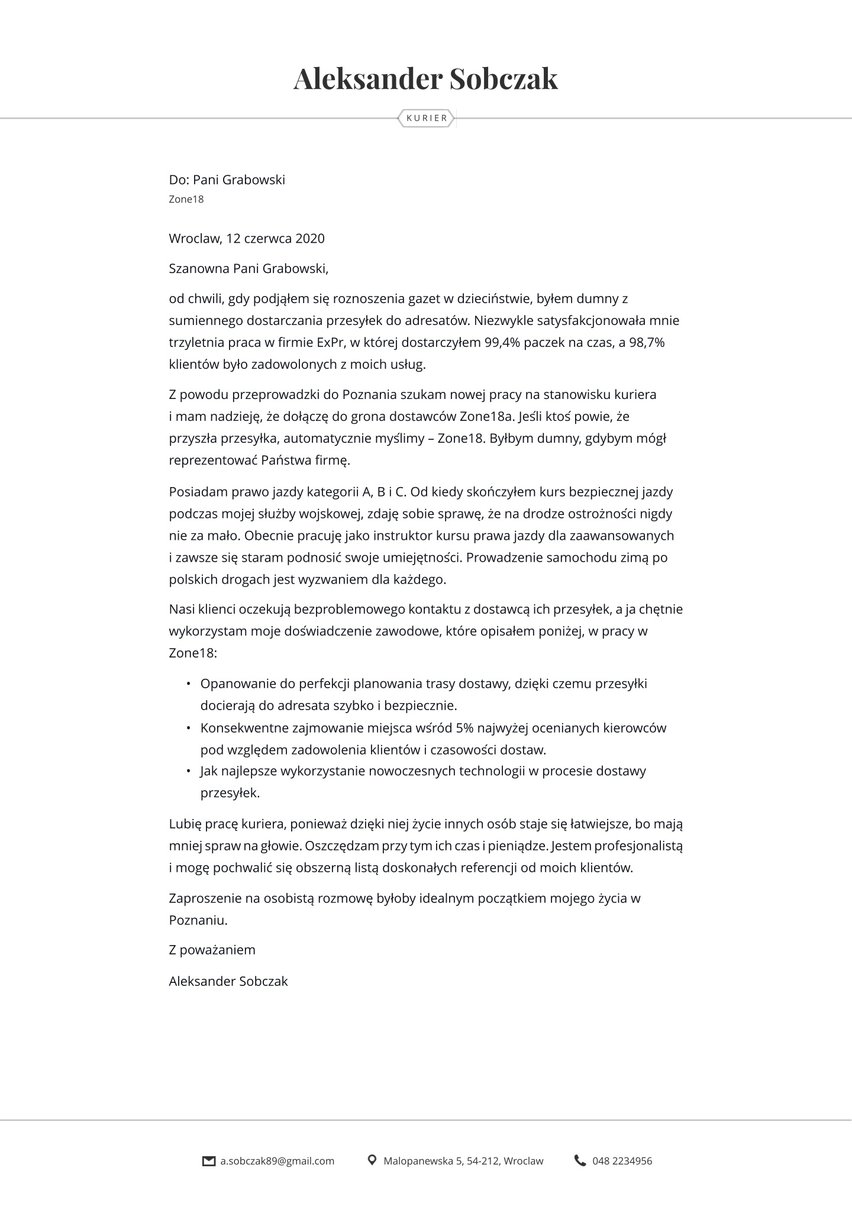 Oslo cover_letter template