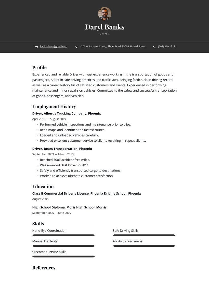 Oslo resume template