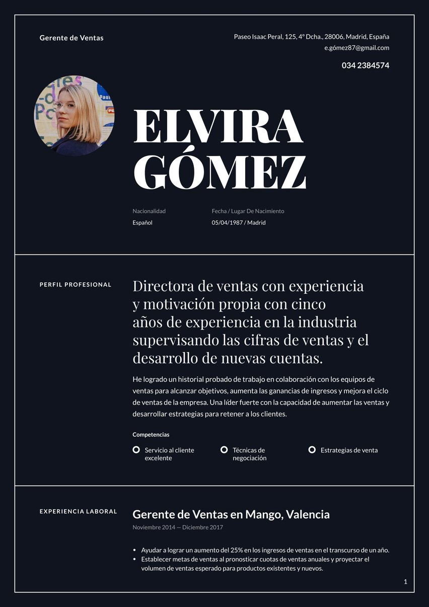 Chicago resume template