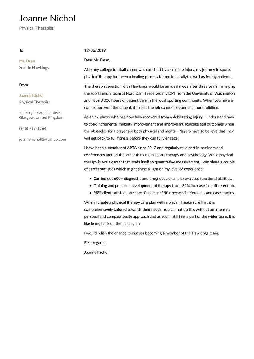 Milan cover_letter template