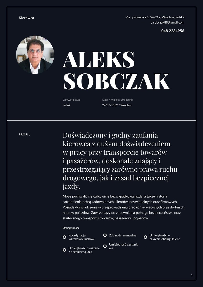 Chicago resume template