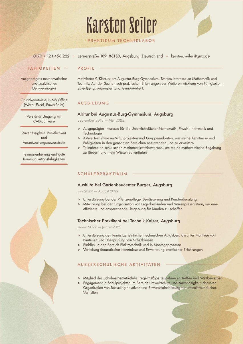 Rio resume template