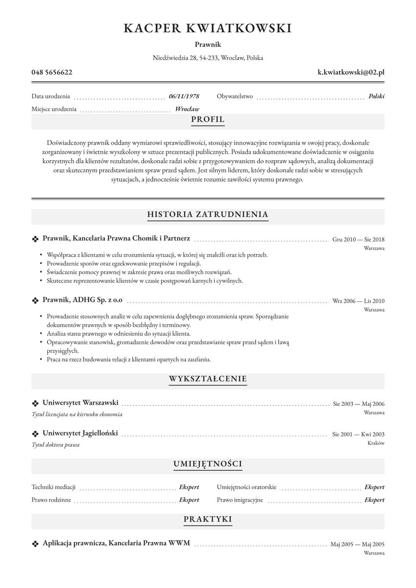 Santiago resume template