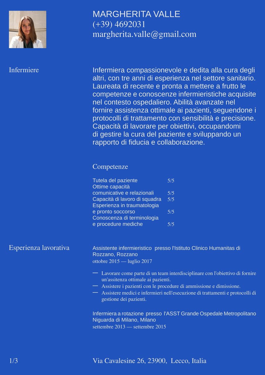 Ginevra resume template