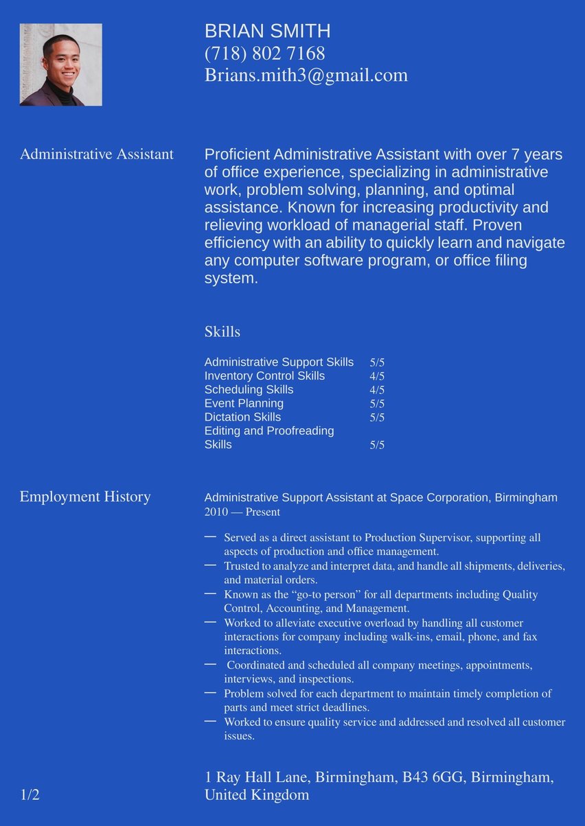 Geneva resume template