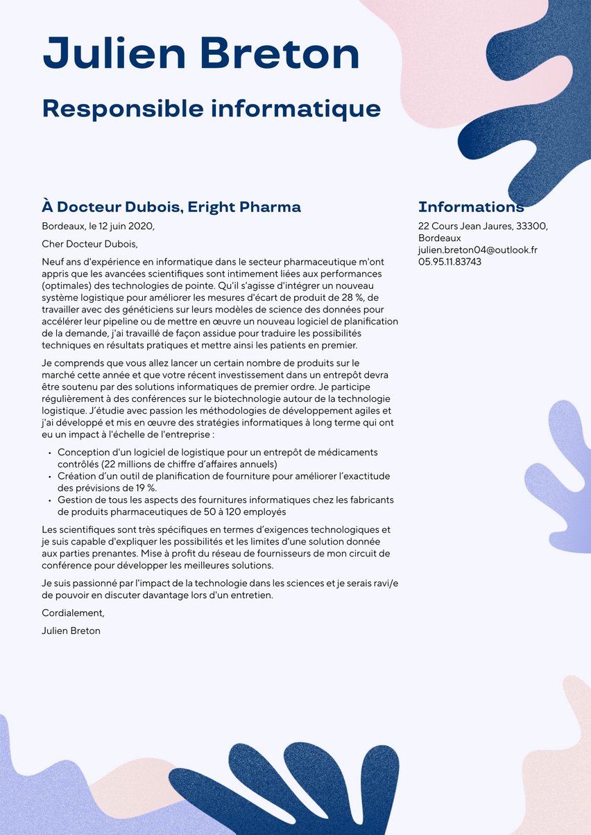 Lisbonne cover_letter template