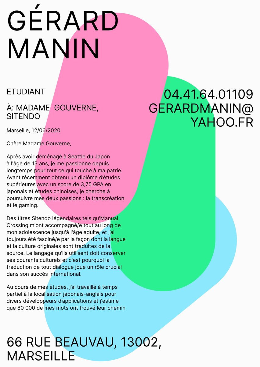 Le Cap cover_letter template