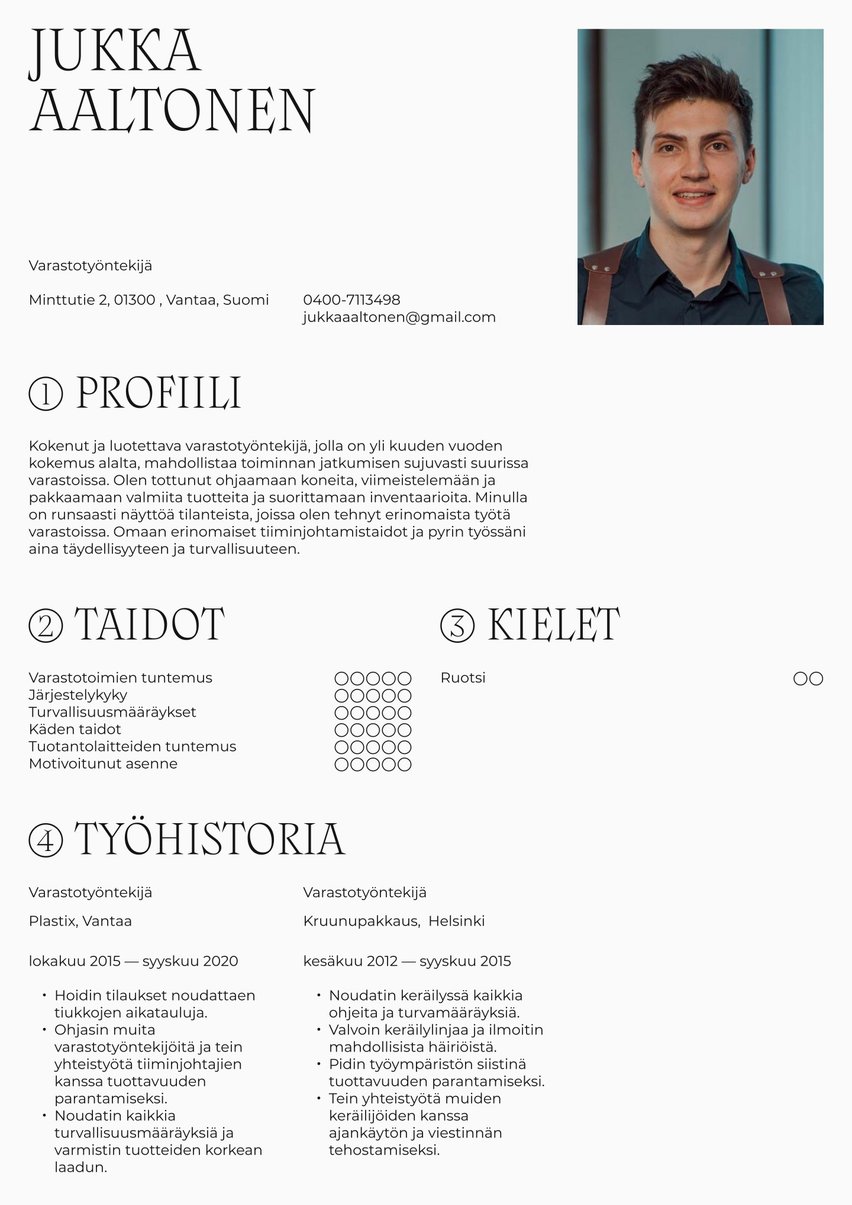 Rome resume template