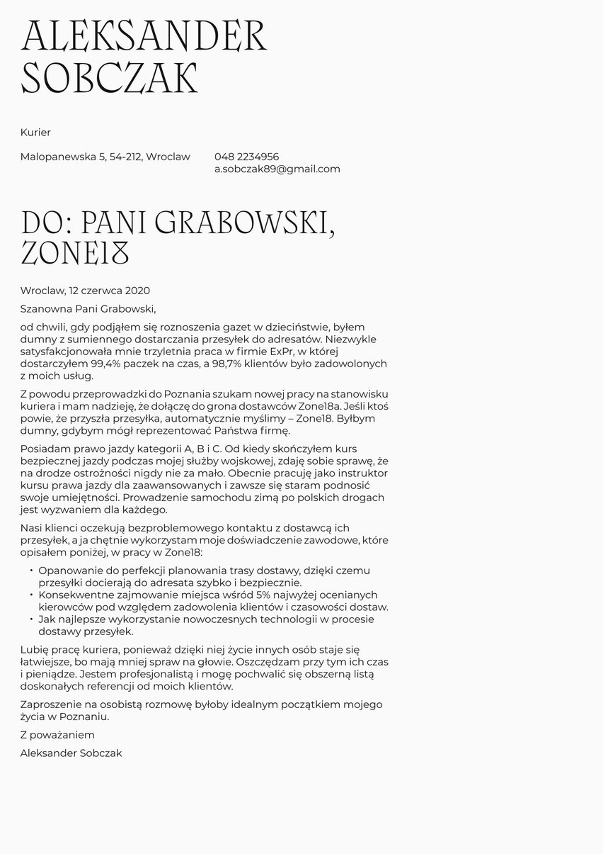Rzym cover_letter template