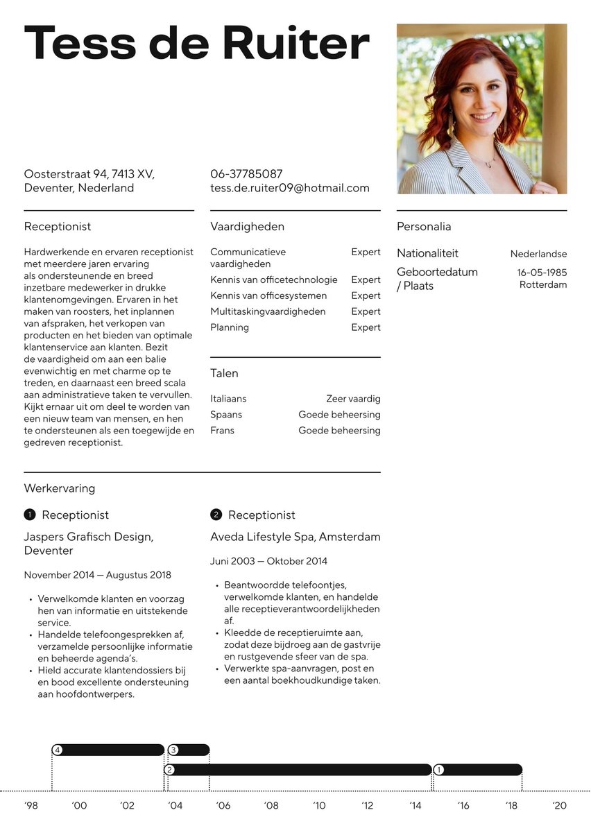 Boston resume template