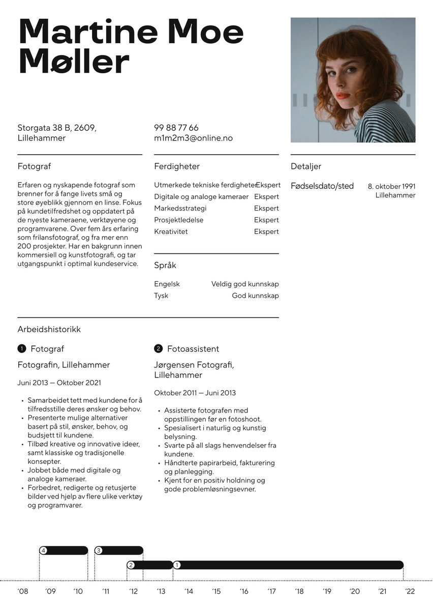 Boston resume template
