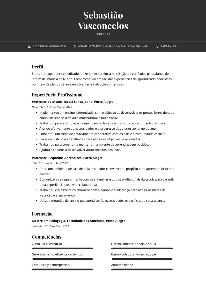 Oslo resume template