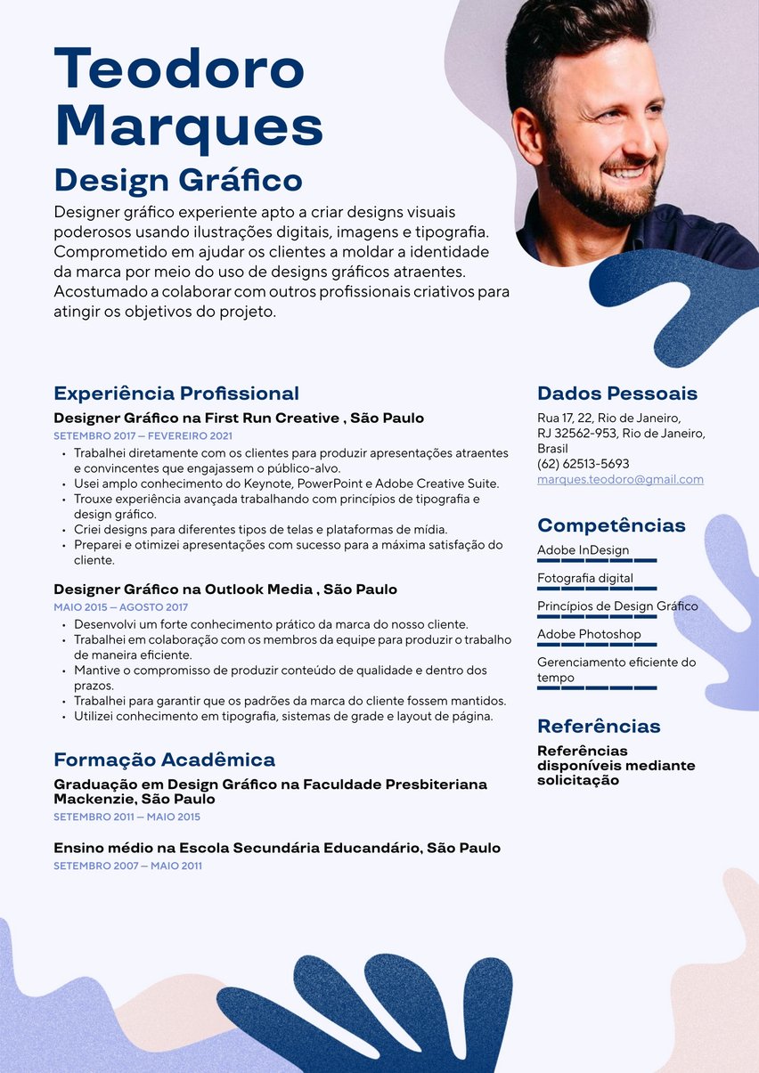 Lisboa resume template