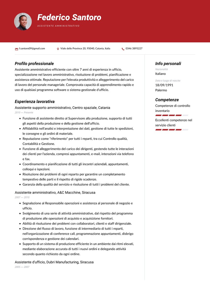 Tokyo resume template