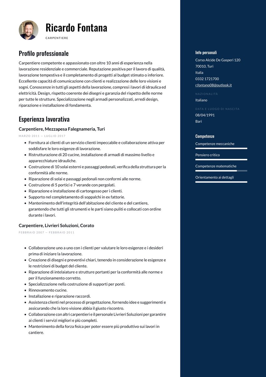 Sydney resume template