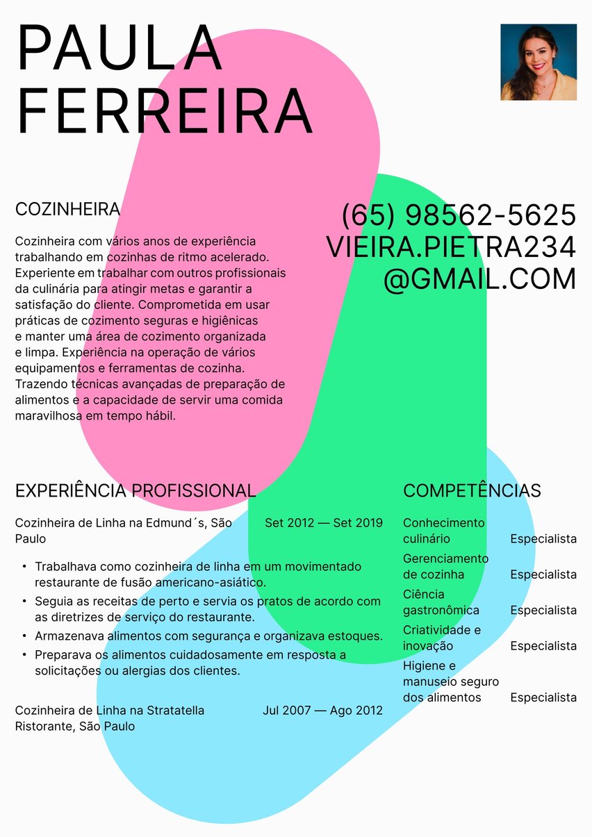Cidade do Cabo resume template