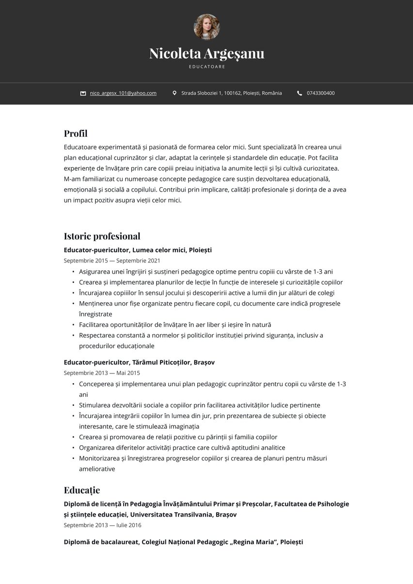 Oslo resume template