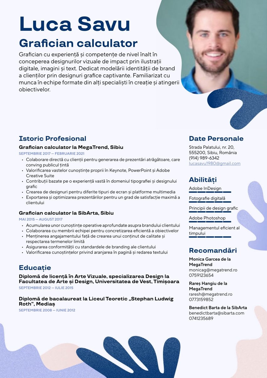 Lisabona resume template