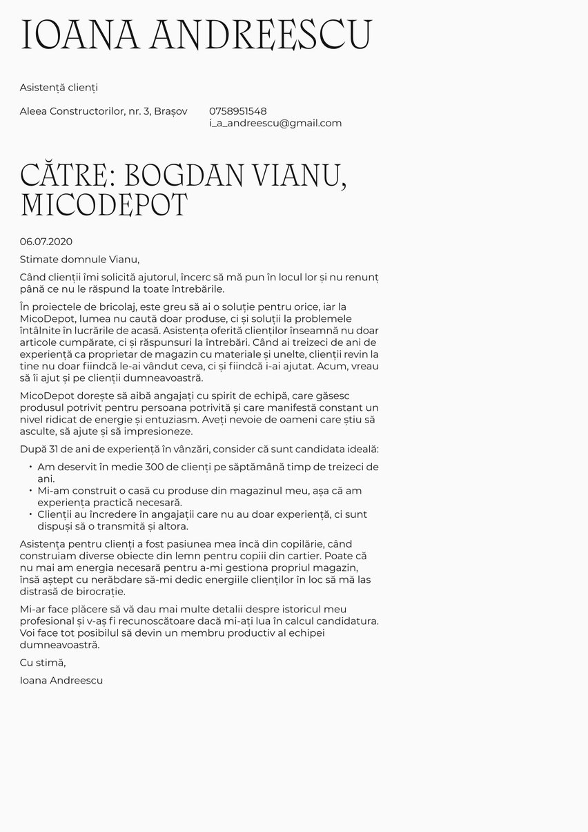 Roma cover_letter template