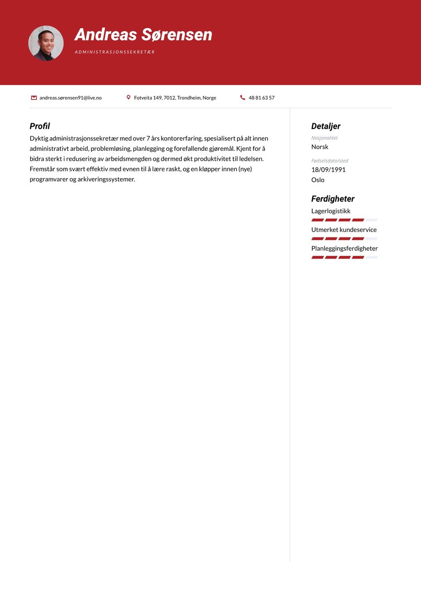 Tokyo resume template