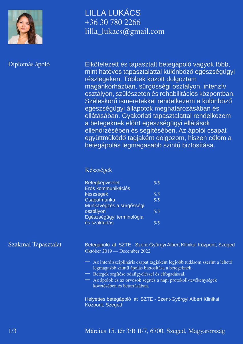 Genf resume template