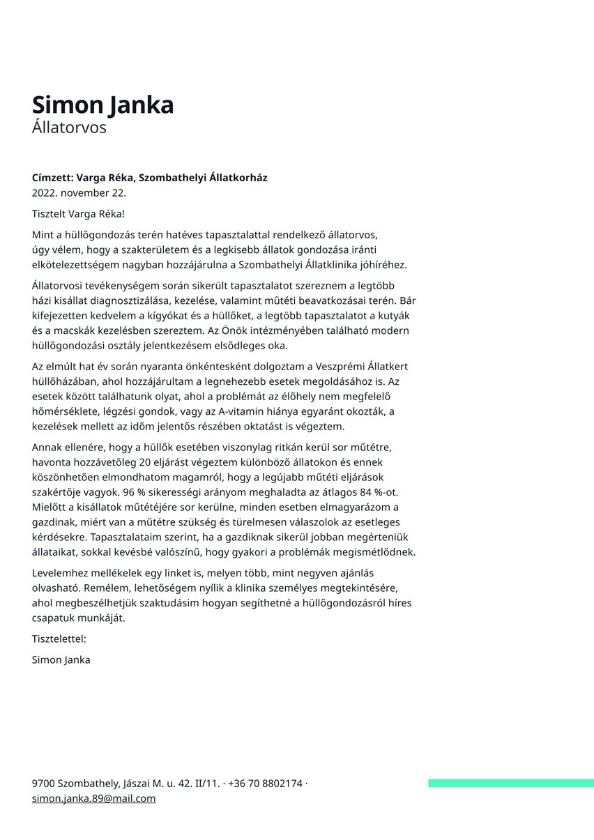 Bécs cover_letter template