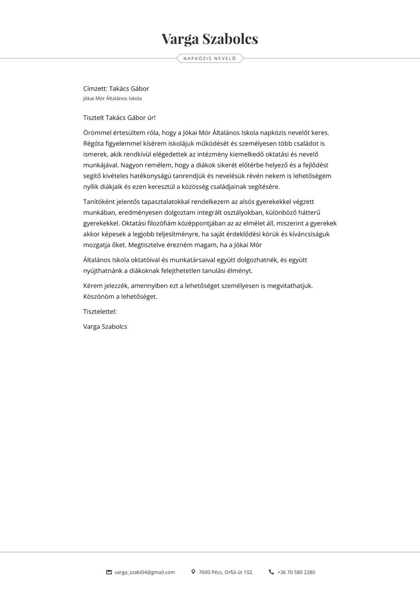 Oslo cover_letter template