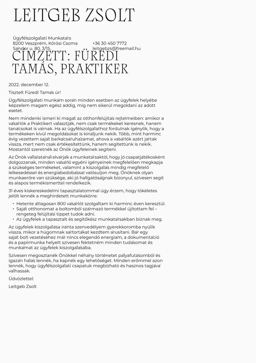 Róma cover_letter template