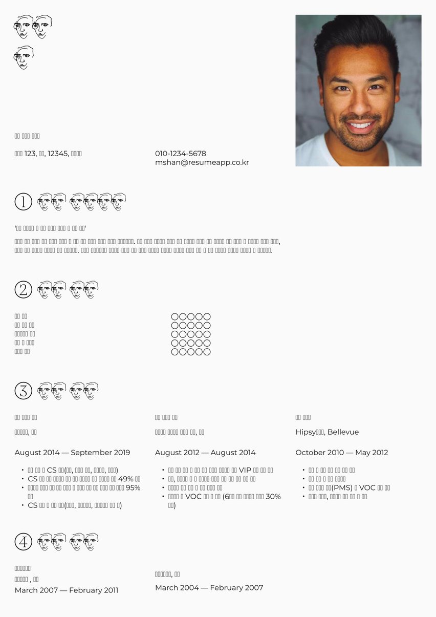 Rome resume template