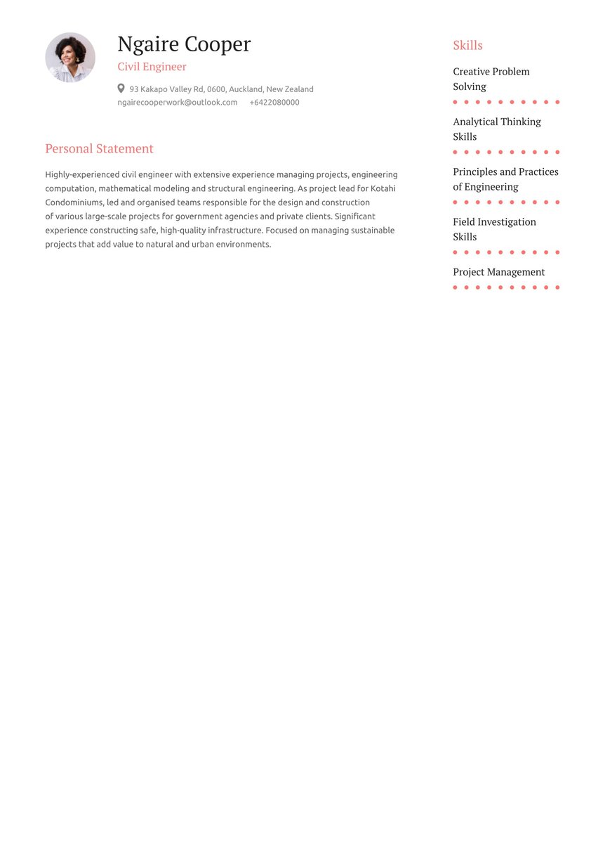 Barcelona resume template