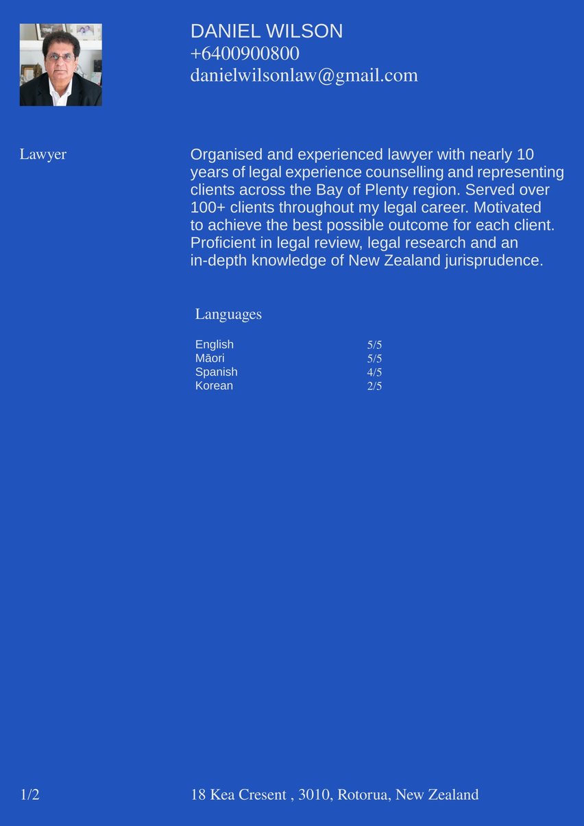 Geneva resume template