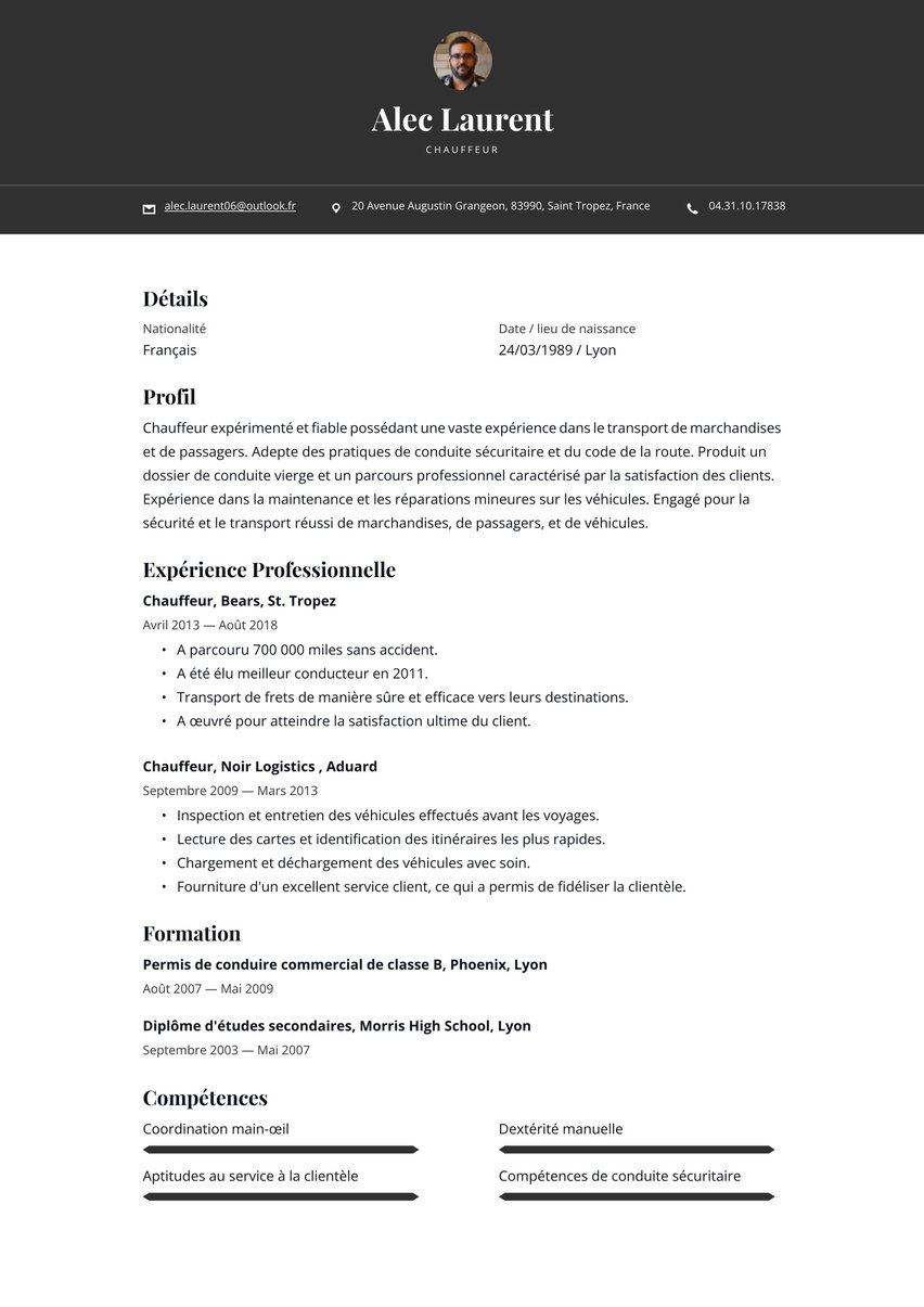 Oslo resume template