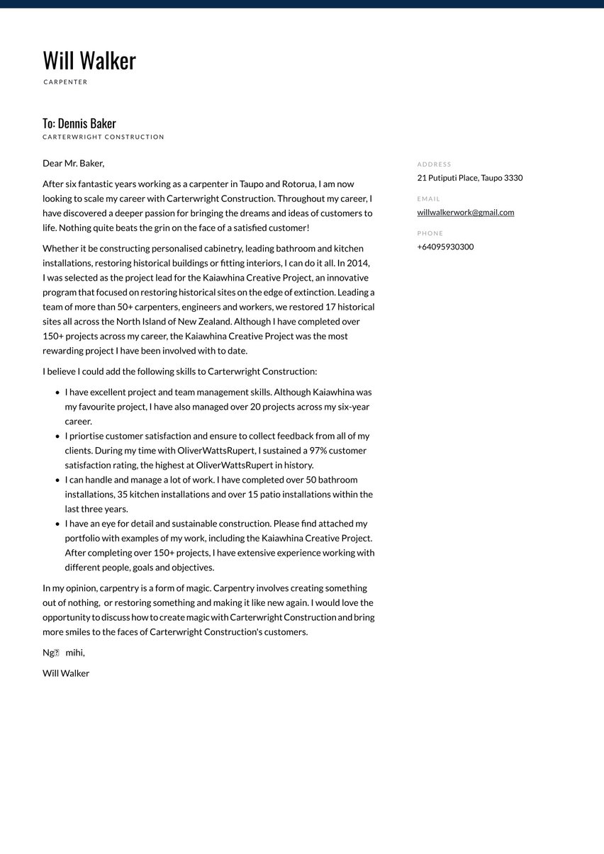 Sydney cover_letter template