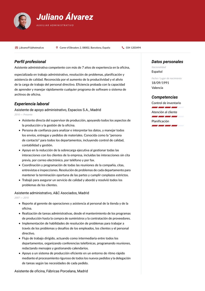 Tokio resume template