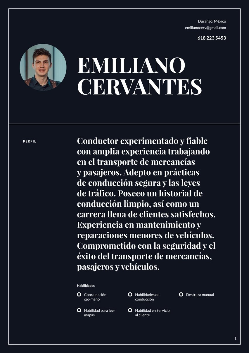 Chicago resume template