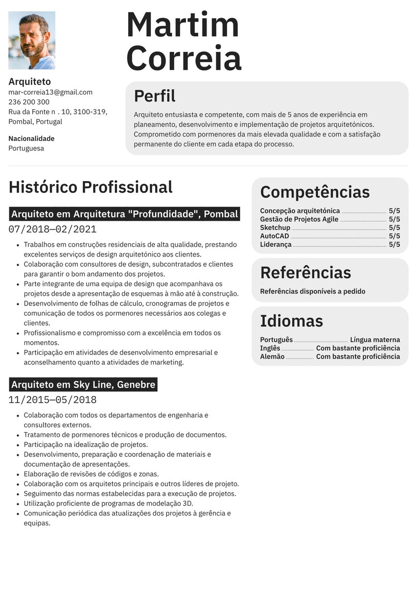 Toronto resume template
