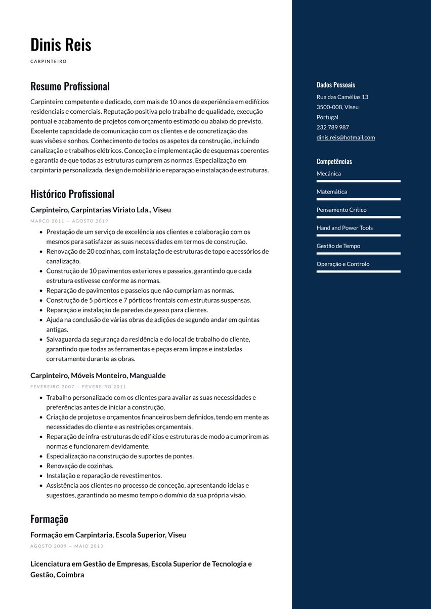 Sydney resume template