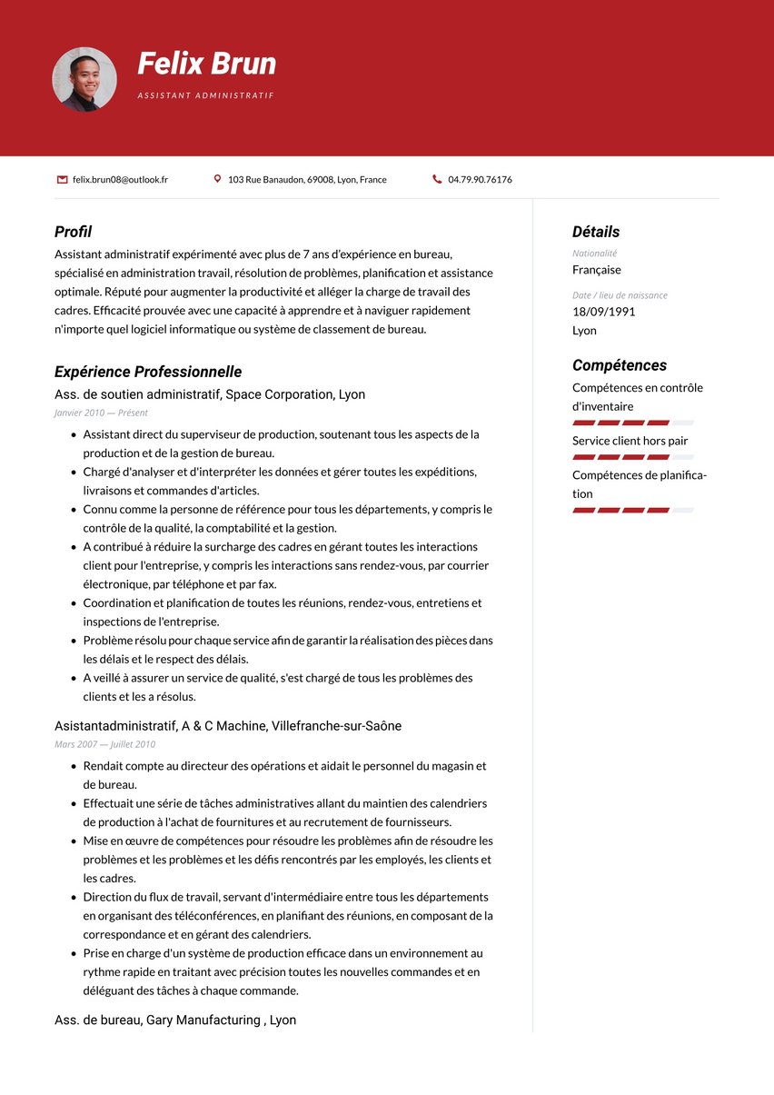 Tokyo resume template